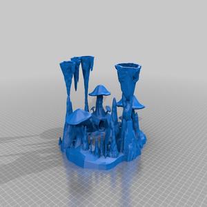 cave pool - underground terrain