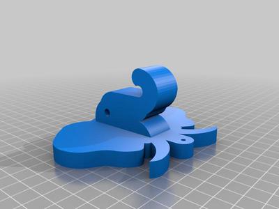 Elephant coat hook