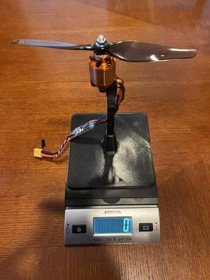 Motor Thrust Stand, 'KISS Design'