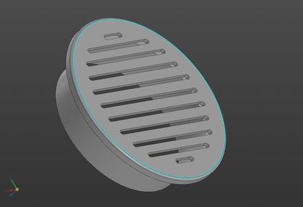 Ventilation grille 150mm