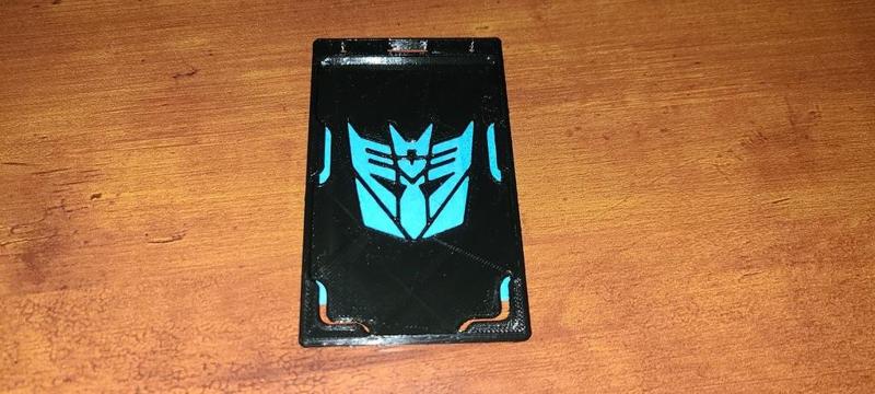 ID Card/Badge Holder - Decepticon
