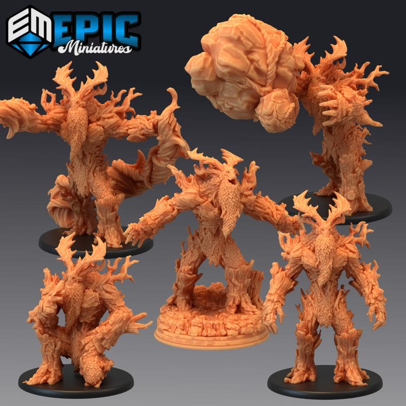 Elder Treant Set / Forest Spirit / Tree Creature / Woodland Guardian