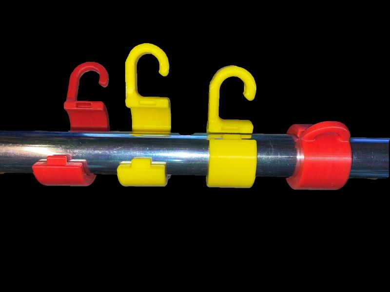 Universal hook or eyelet for tent poles