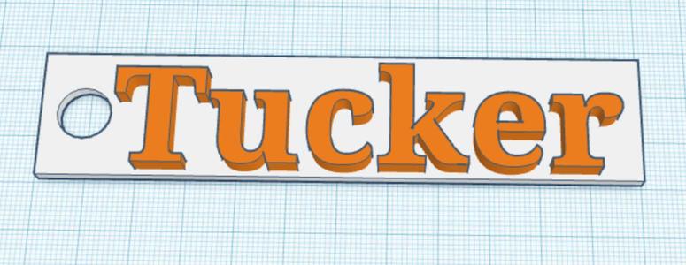 Name Tag with Hole