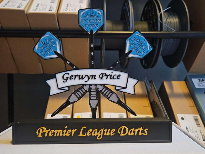 Gerwyn Price darts display - Premier league darts