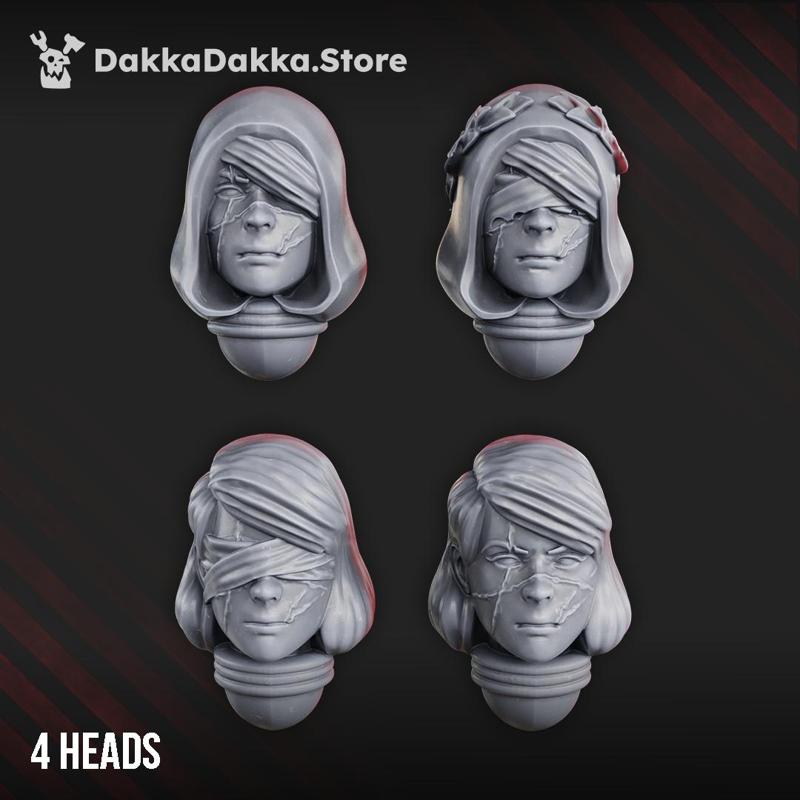 War Sister Heads  Holy Elizabeth  Bits Set
