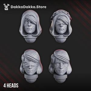 War Sister Heads  Holy Elizabeth  Bits Set