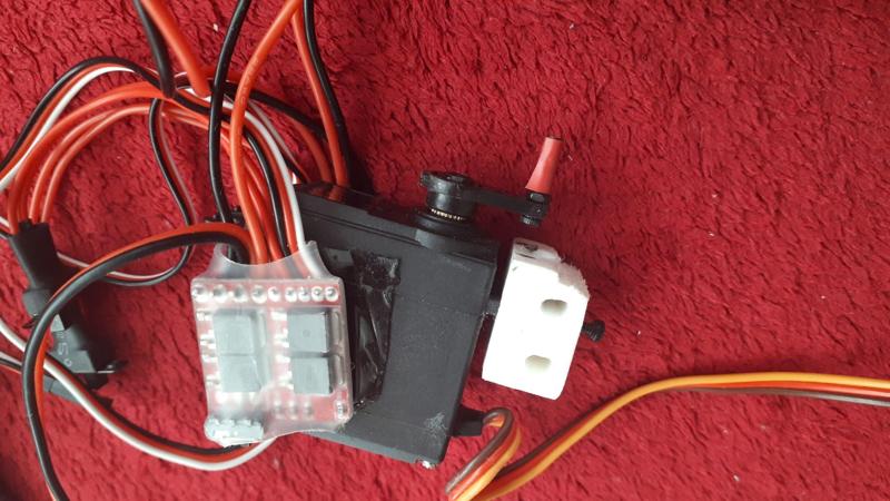 Steering block for RC tractor 1:16 John deere 7r motorized bruder