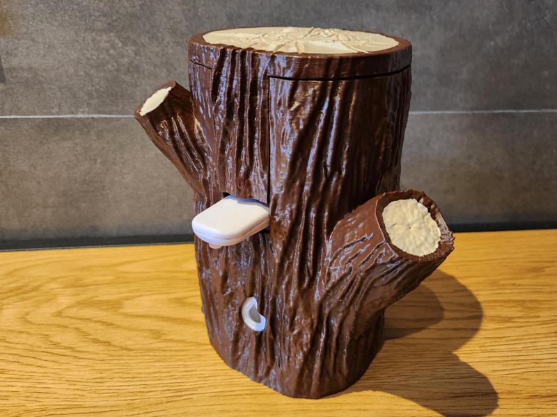 Wood Dettol Soap dispenser