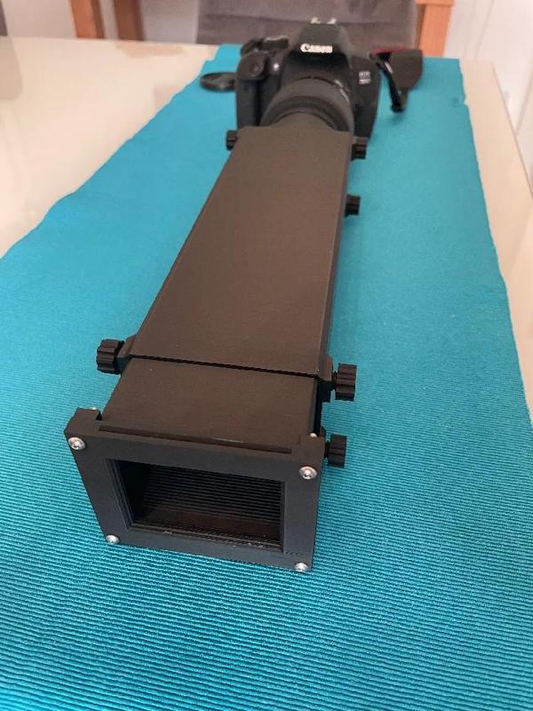 Modular 120mm film scanner for Mamiya 645   