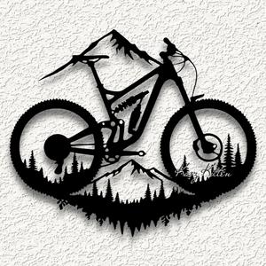 mountain bike wilderne WALL ART HOME DECORtl