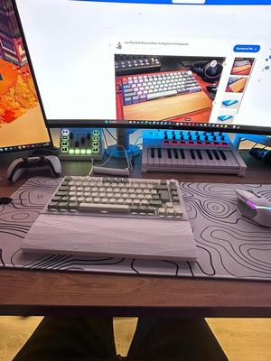 Keychron Q1 Max Low Poly Palm Rest (REMIX)