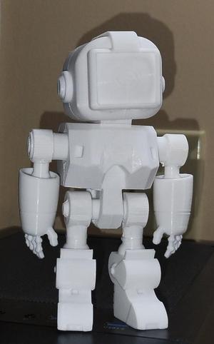 Robot from Robot + Girl Comic Book