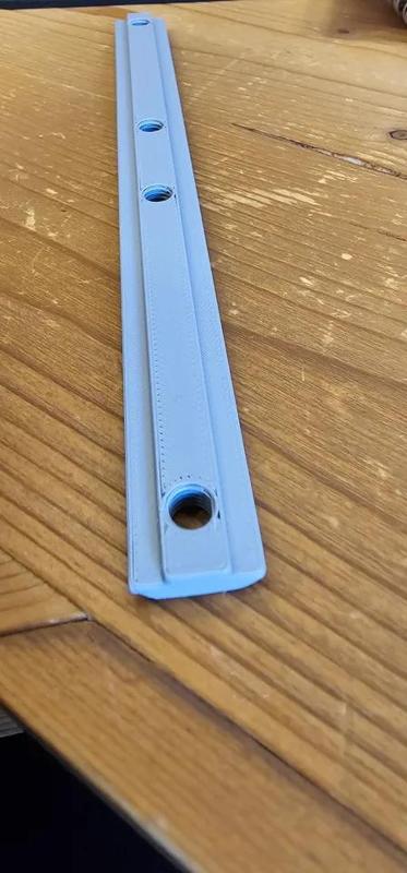 Profil-/Streckenverbinder 180mm für Nut 8mm mit gedrucktem M6 Gewinde / Profile Joints 180mm Nut, 8mm Slot, With a Printed M6 Thread   