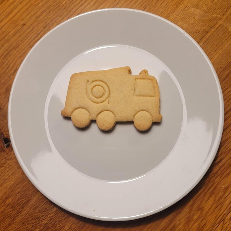 Fire truck cookie cutter