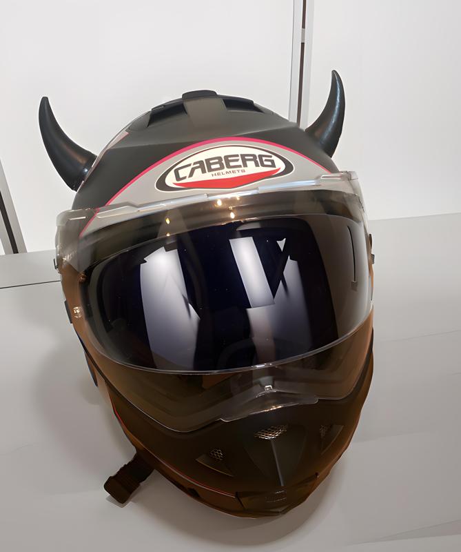 Detachable Devil Horns for Motorcycle Helmet