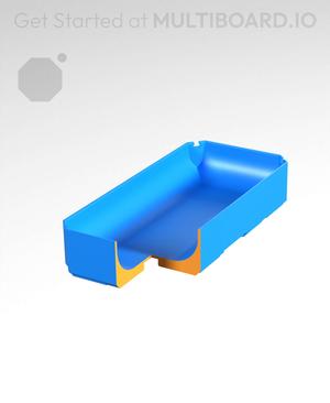 1x2x0.5 - Full Curved Bin - Multibin Insert