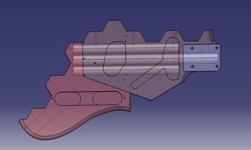 Depth neck pocket + rigidity upgrade for prusacaster