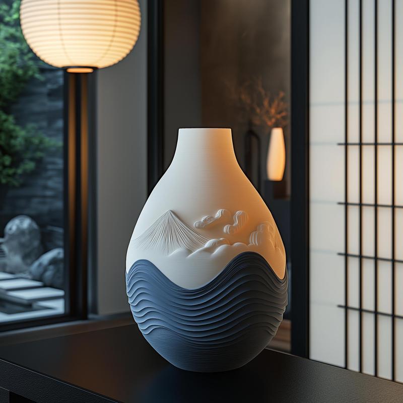 Mount Fuji Vase for Stunning Nature-Inspired Home Decor