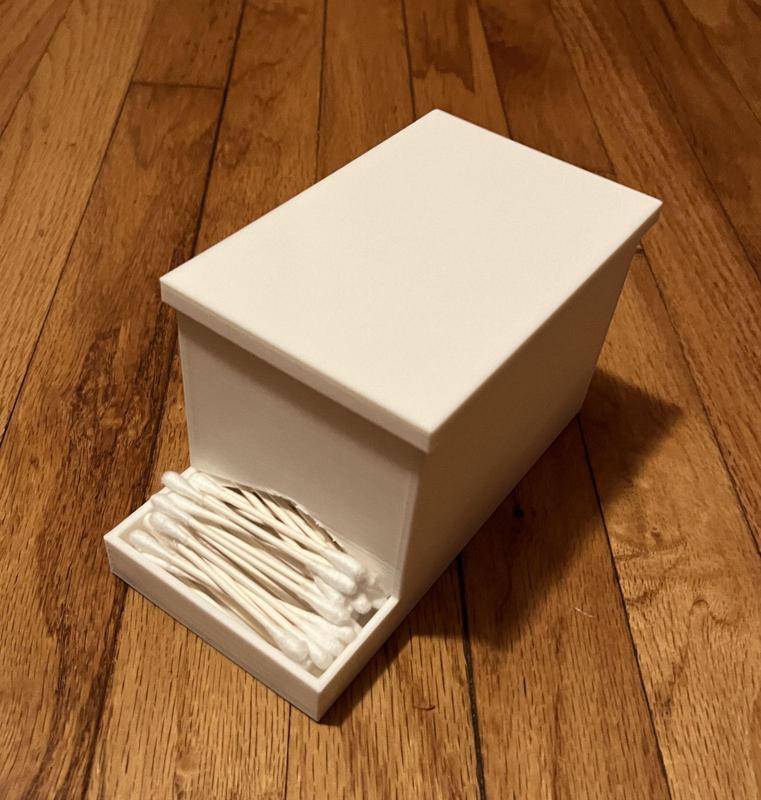 Cotton swab dispenser