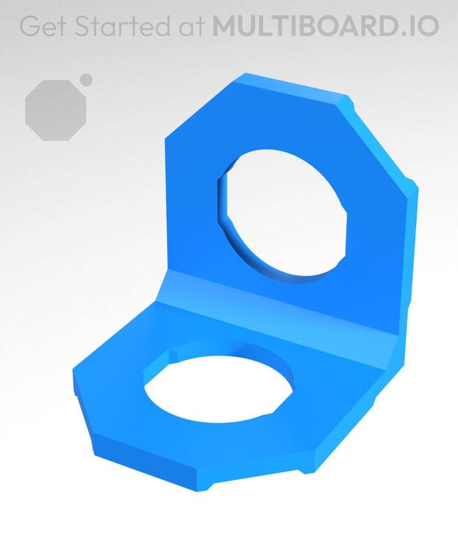 Type 4, Big Thread Holes, 1x1 Inside Bracket