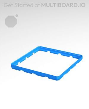 4x4x0.25 - Simple Walls - Universal Click-In Multibin Shell Extension