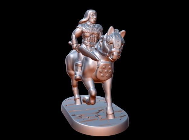 Barbarian Horseman (15mm scale)