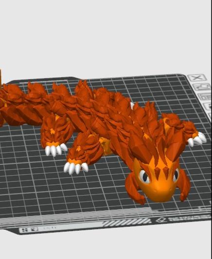 Fighter Dragon - D&D Articulated Dragon Fidget Toy