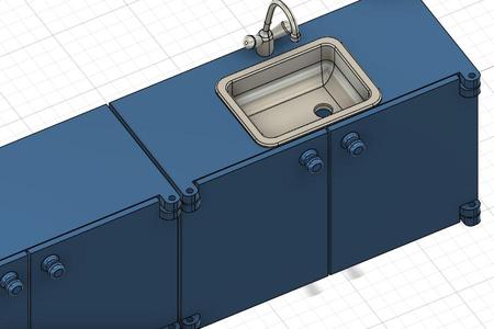 Doll House Stuff - Kitchen sink