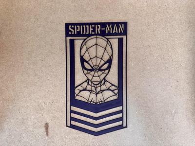 Spider Man Badge Wall Decor