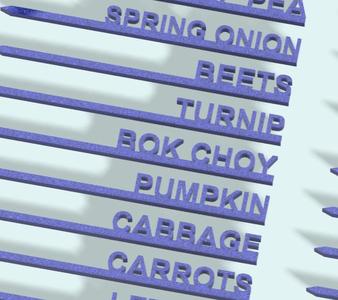 Garden Name Stakes