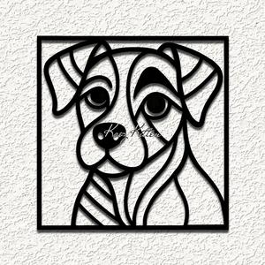 abstract puppy dog WALL ART HOME DECOR