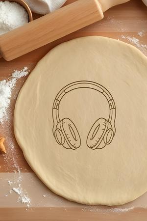 Headphone Cookie Cutter, Biscuit Cutter