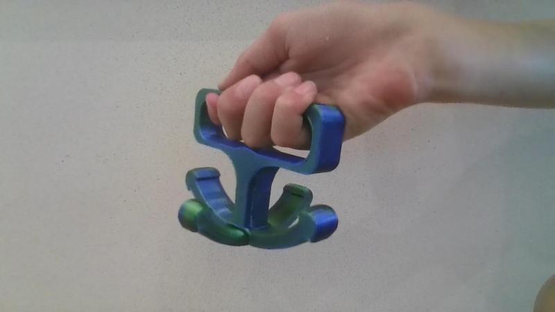 Grocery Bag Carrier Handle Doubled