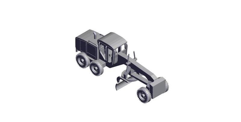 1/87 Scale 120M MG Motor Grader United States Army.stl