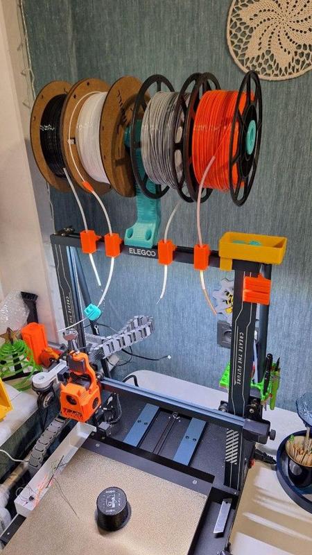 Holder of 4 spool filaments