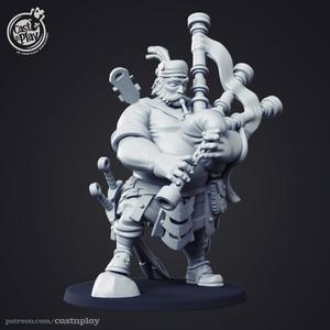 Scottish Bard (Pre-Supported)