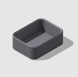 Simple Box - Stackable - 13cm x 10cm x 4.8cm 