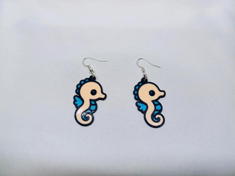 Kawaii Seahorse Earrings