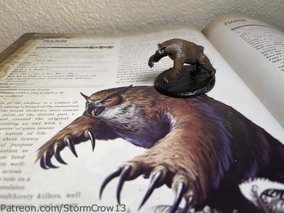 Owlbear through the ages- Pathfinder