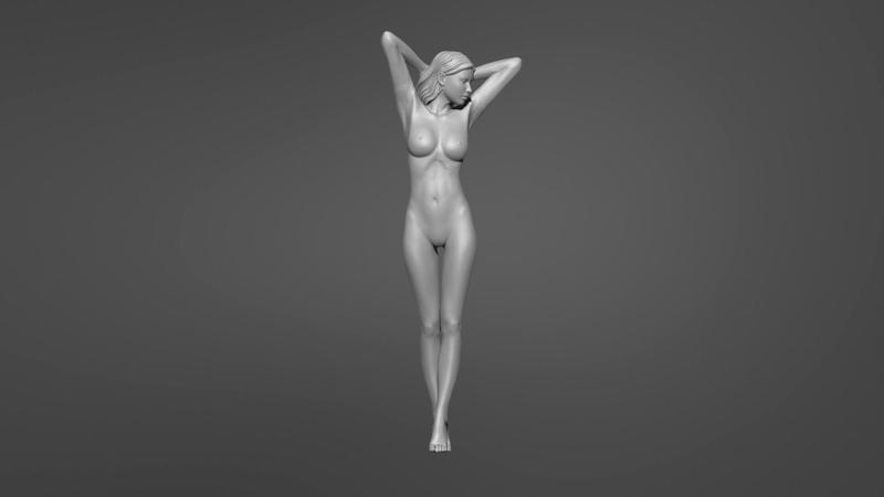 3D Print Model Nudes Beautiful Girl