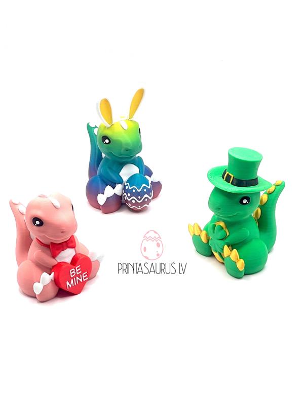 Printasaur - Valentine's Day, St. Patrick's Day, & Easter (Personal Use)