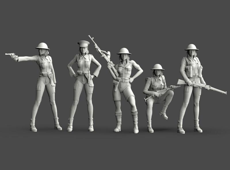 British Women Soldiers