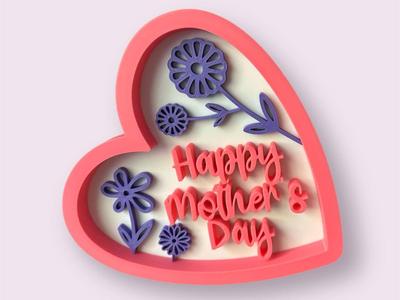 Happy mother's day heart  