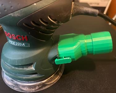 Bosch grinder adapter for suction