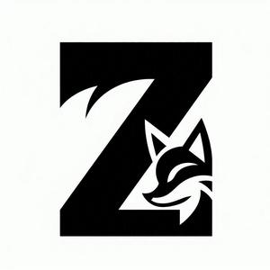 Fox alphabet: Letter Z (version 2)