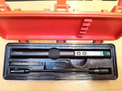 Rugged box soldering iron FNIRSI HS-01 bottom part.