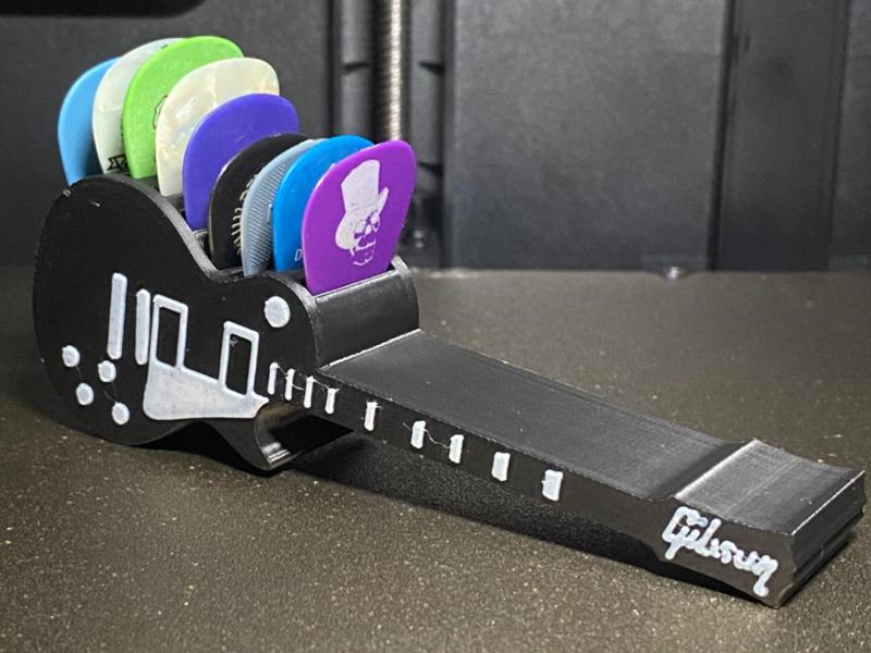 Guitar Pick / Plectrum Holder - Gibson Les Paul