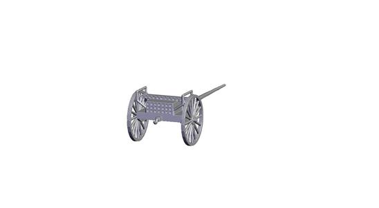 1/100 Scale 75mm Gun Carriage Limber M1918.stl