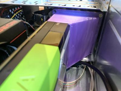 Nvidia Tesla P40 80 and 92 mm fan adapter